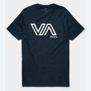 RVCA Men's Navy Blue Graphic T-Shirt